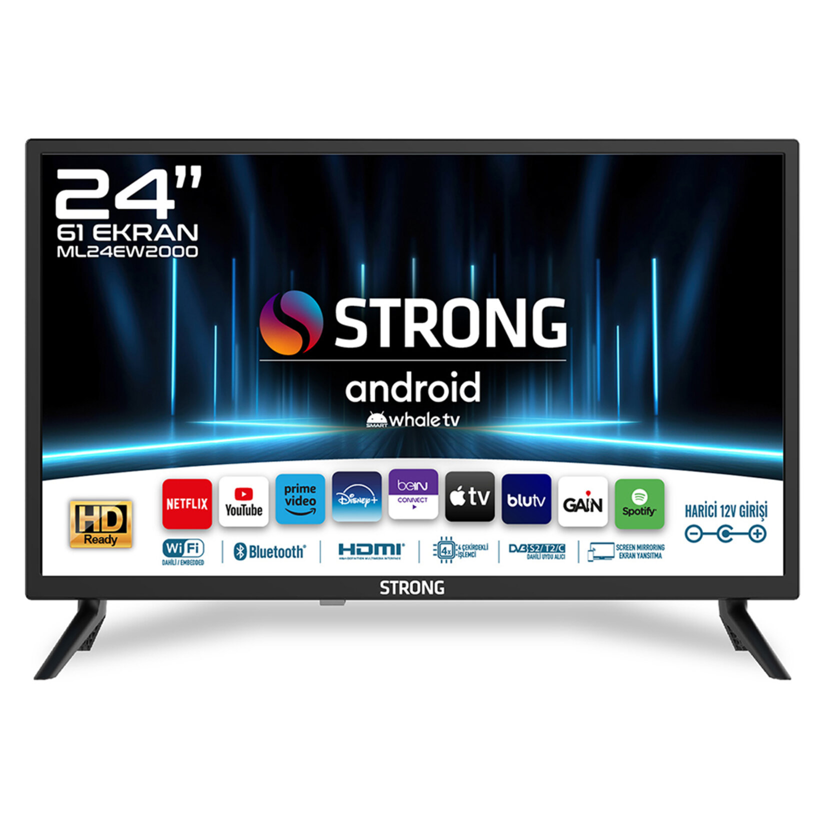 Strong ML24EW2000 24" 61 Ekran HD Android Tv - Görsel 4