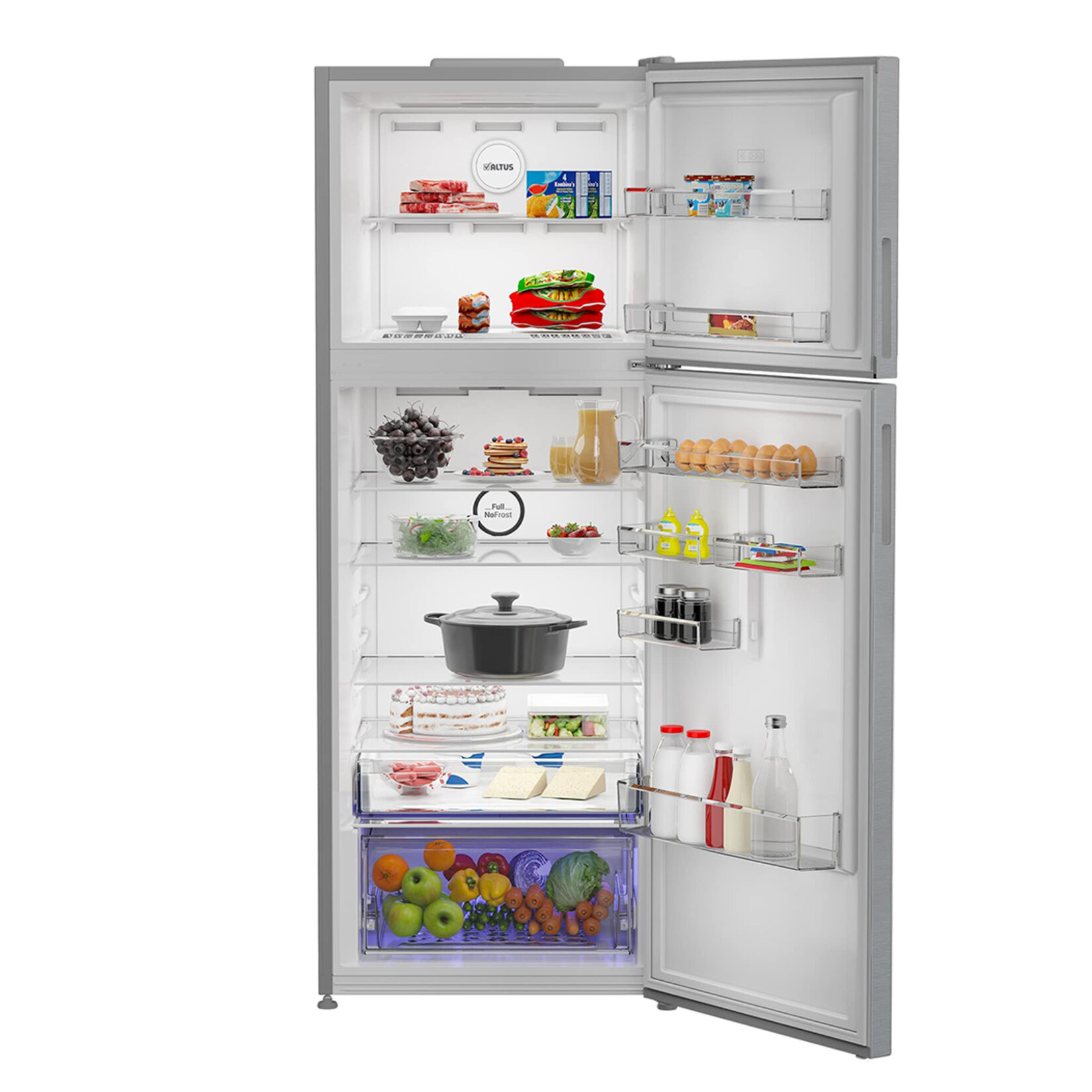 Altus AL375 XIE477L No-Frost Inox Dijital Ekran Buzdolabı - Görsel 4