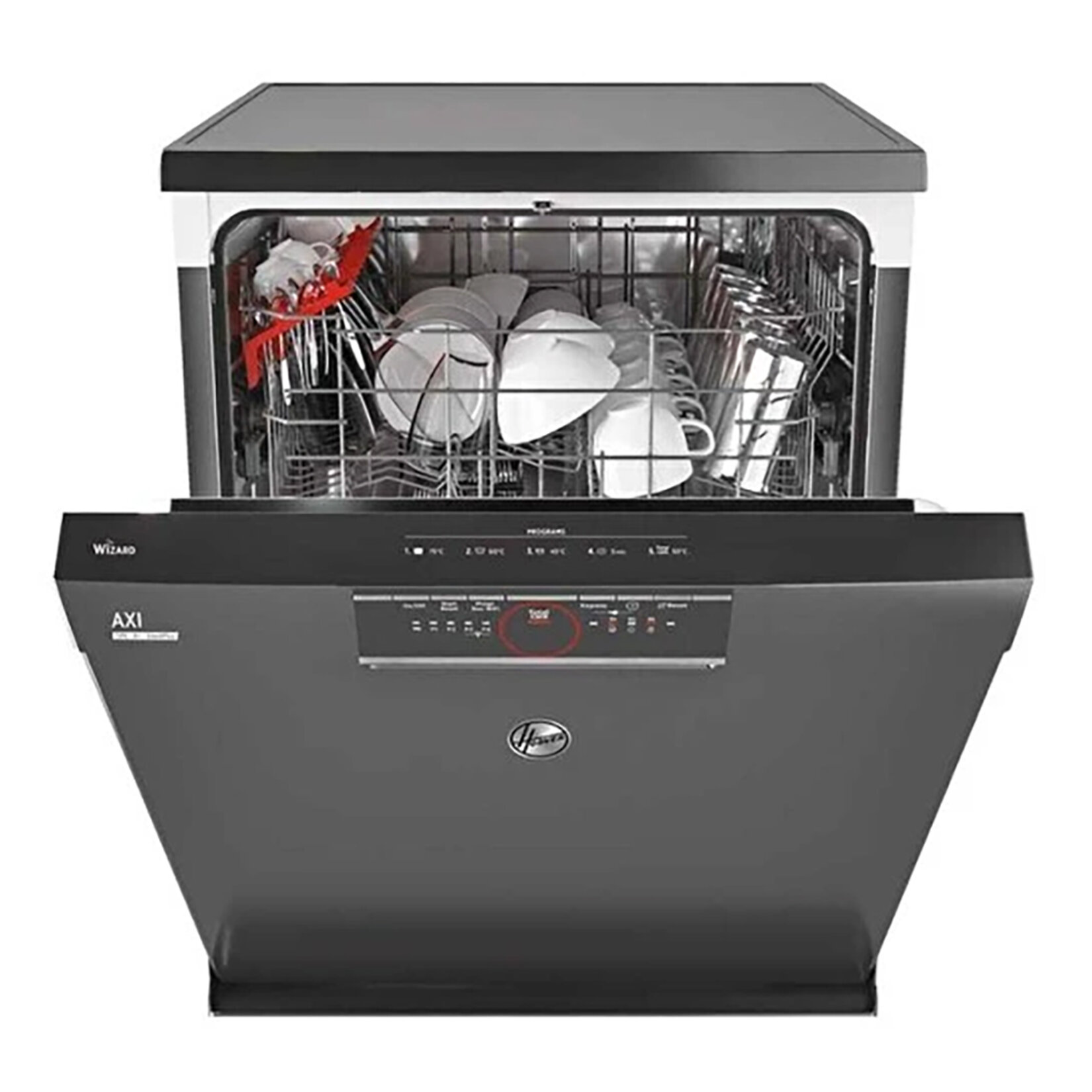 Hoover Hdpn 1L360PA Wifi + Bluetooth Koyu Gri 5P. Bulaşık Makinesi - Görsel 2