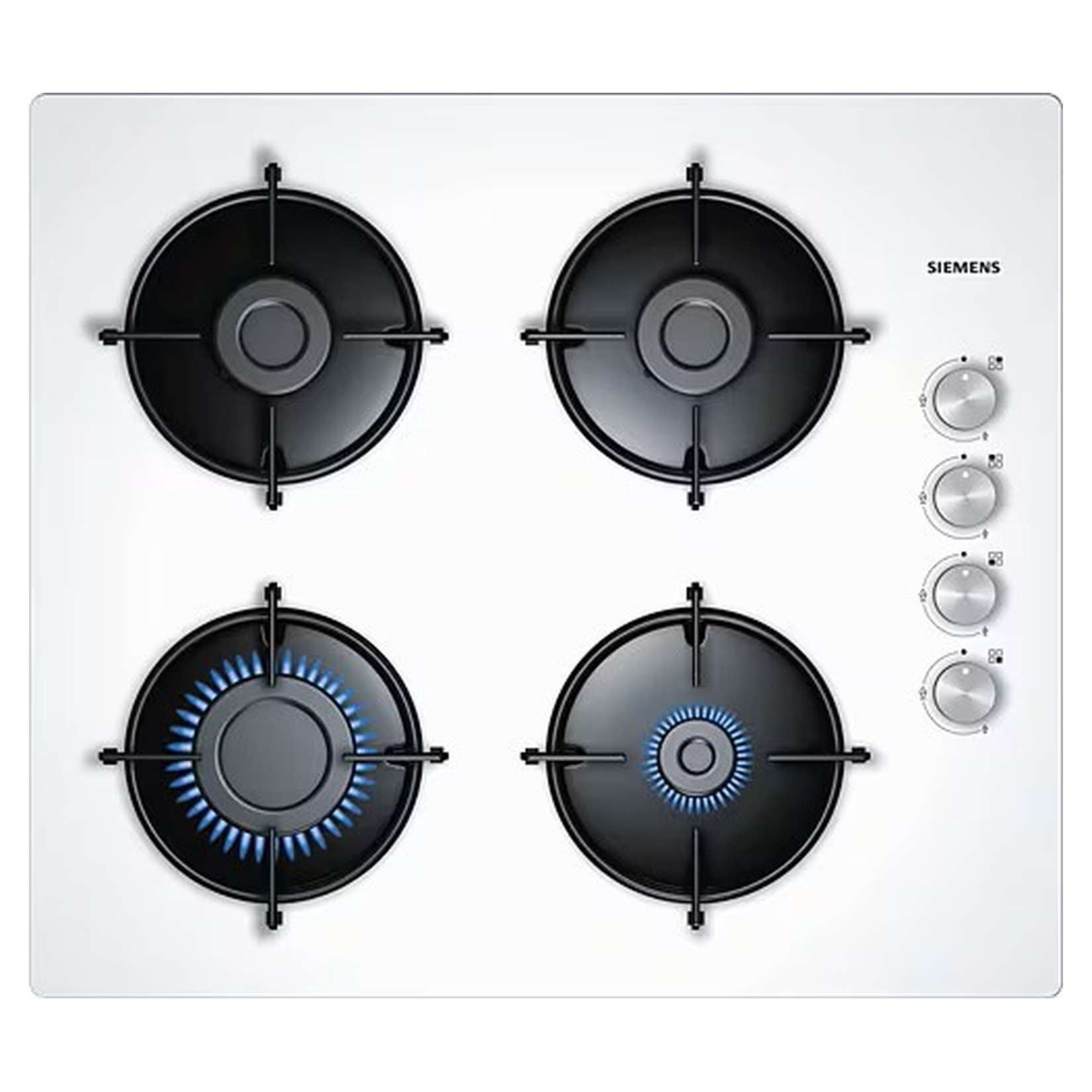 Siemens EO6C2PB11O Doğalgazlı Ankastre Beyaz Cam Ocak