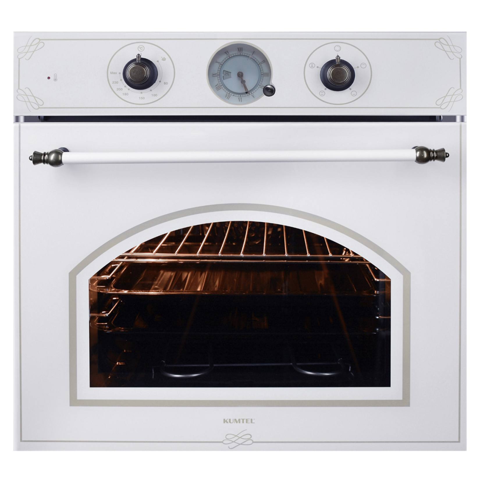 Kumtel B66-SF2 At Rustik Beyaz Ankastre Fırın