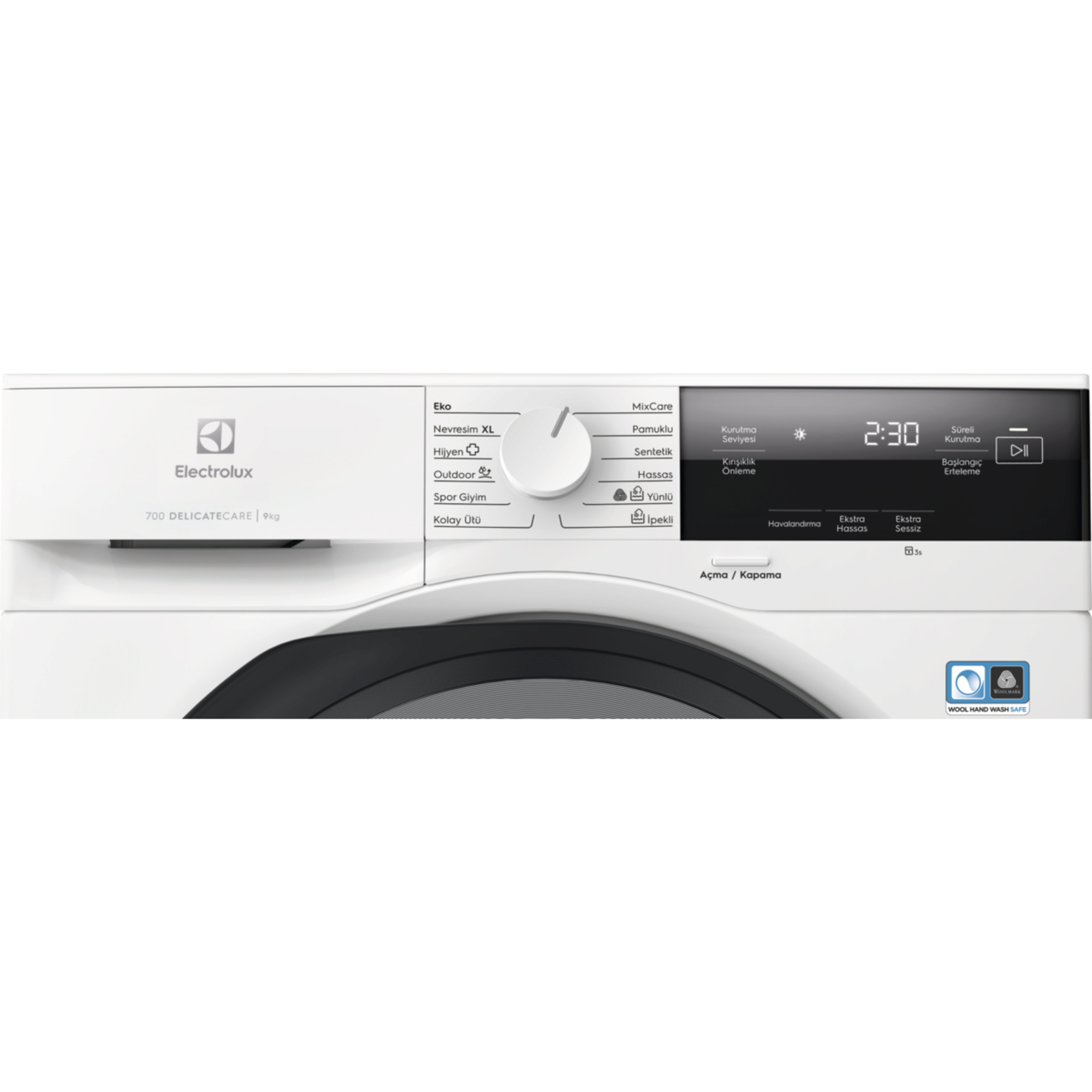 Electrolux EW7D395UT 700 Serisi DelicateCare 9 Kg C Enerji Sınıfı Inverter Isı Pompalı Kurutma Makinesi - Görsel 2