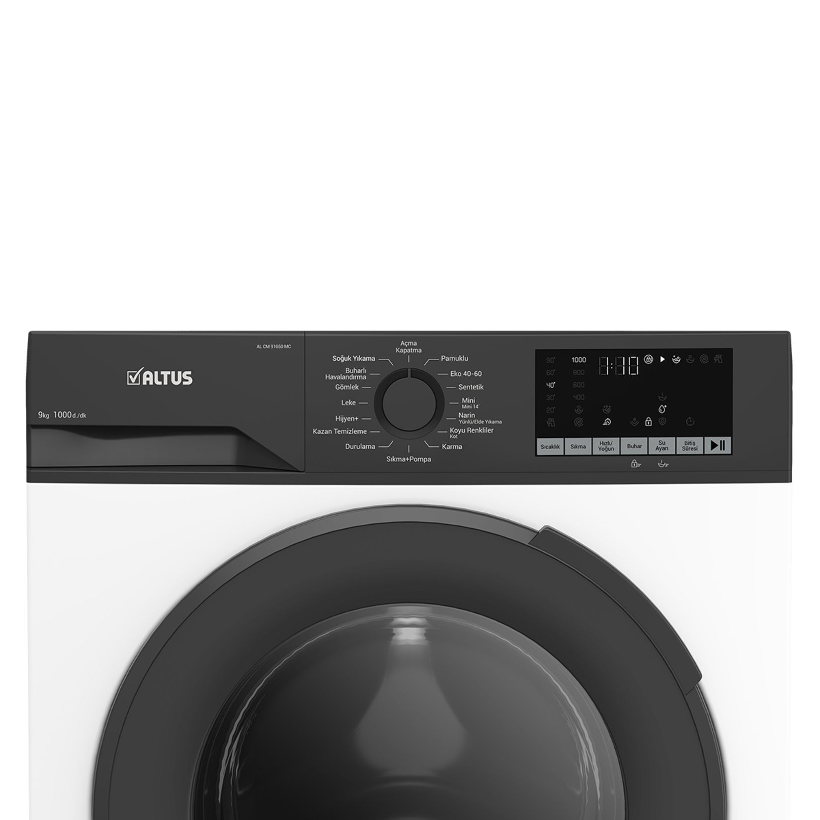 Altus ALCM91050MC 1000 Devir Çamaşır Makinesi 9 Kg - Görsel 3