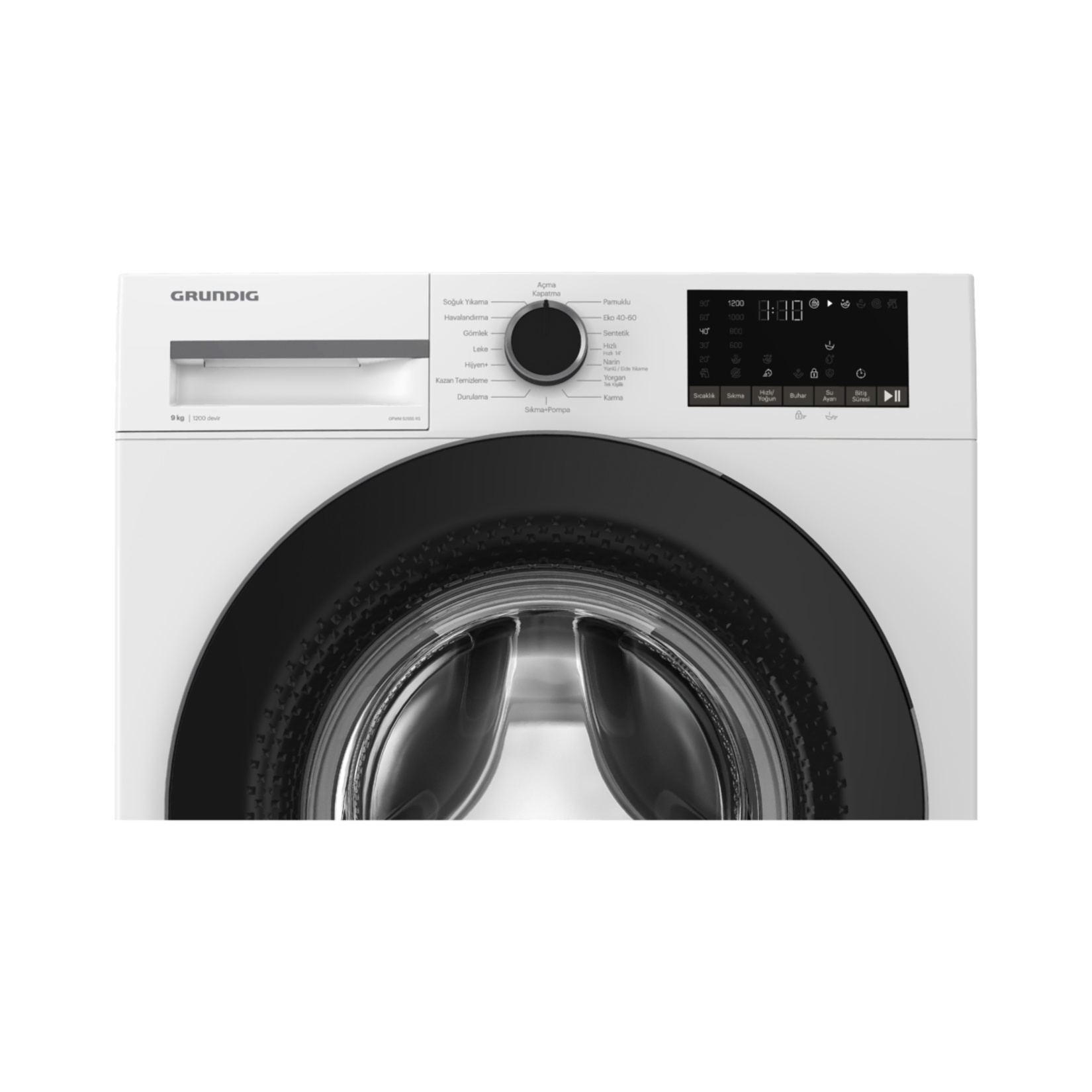Grundig GPWM 92655 RS 9 Kg Çamaşır Makinesi - Görsel 8
