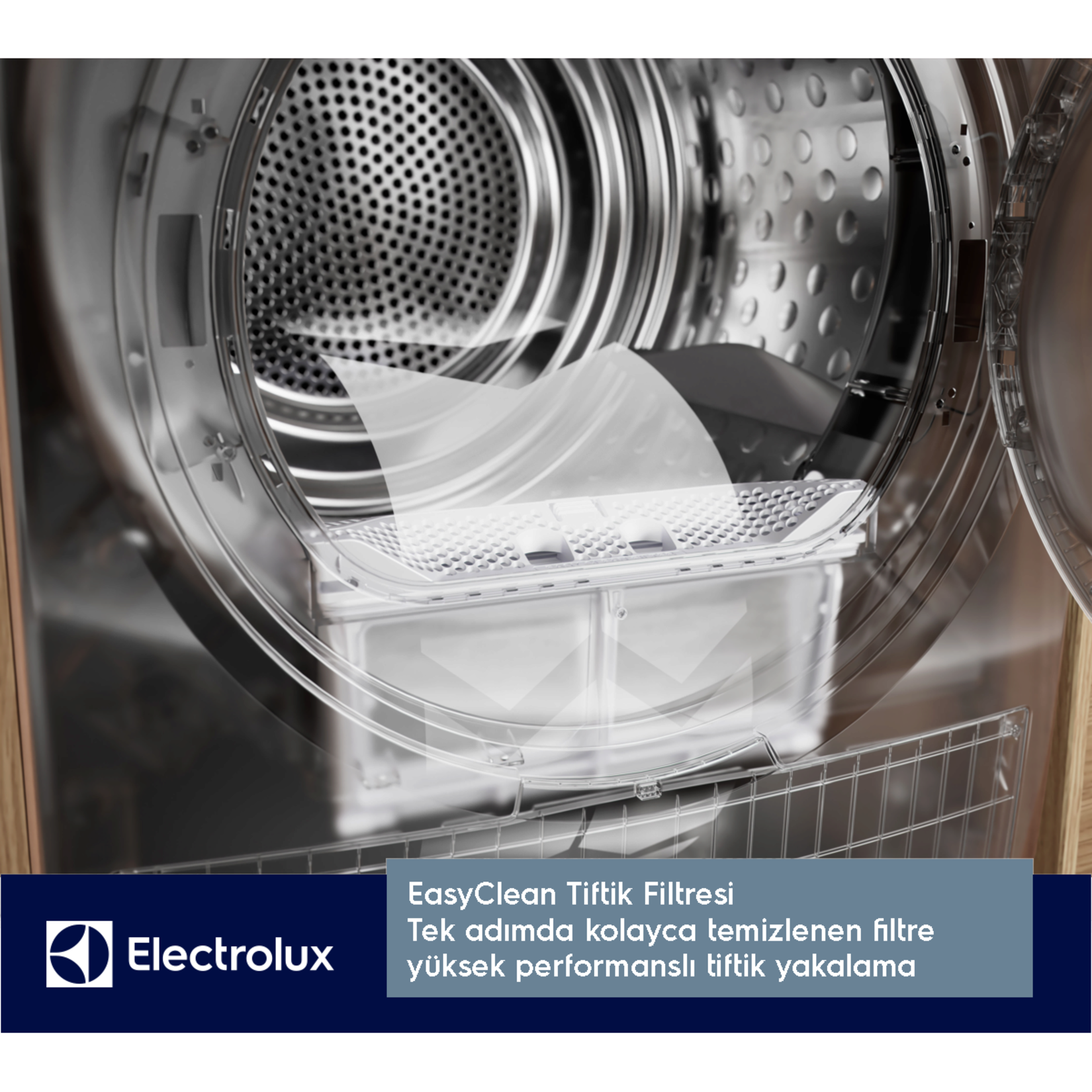 Electrolux EW7D285UT 700 Serisi DelicateCare 8 Kg B Enerji Sınıfı Inverter Isı Pompalı Kurutma Makinesi - Görsel 5