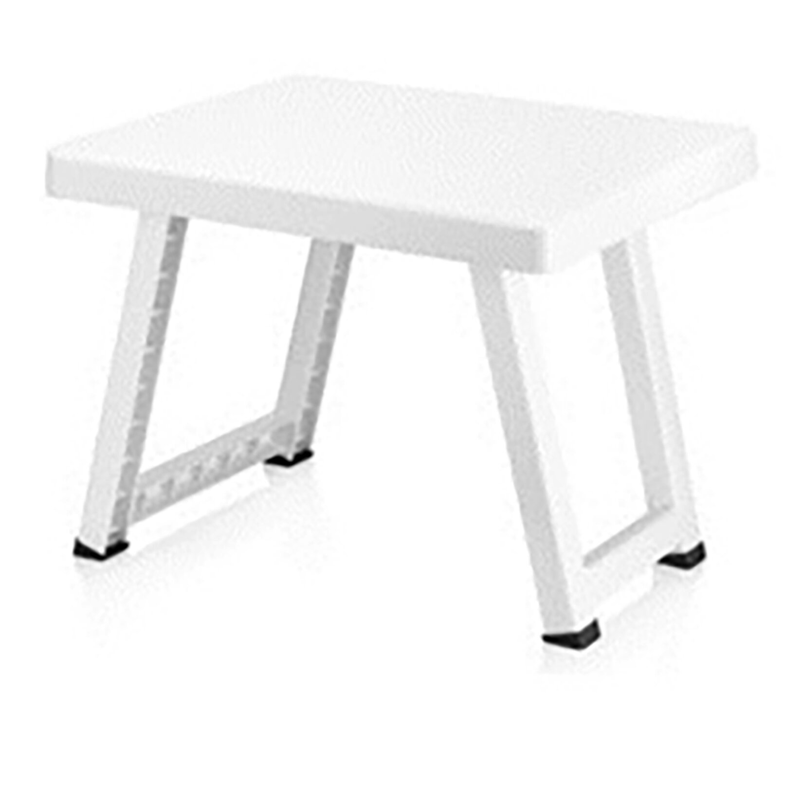 Poliwork Katlanır Plastik Masa Beyaz 50 Cm