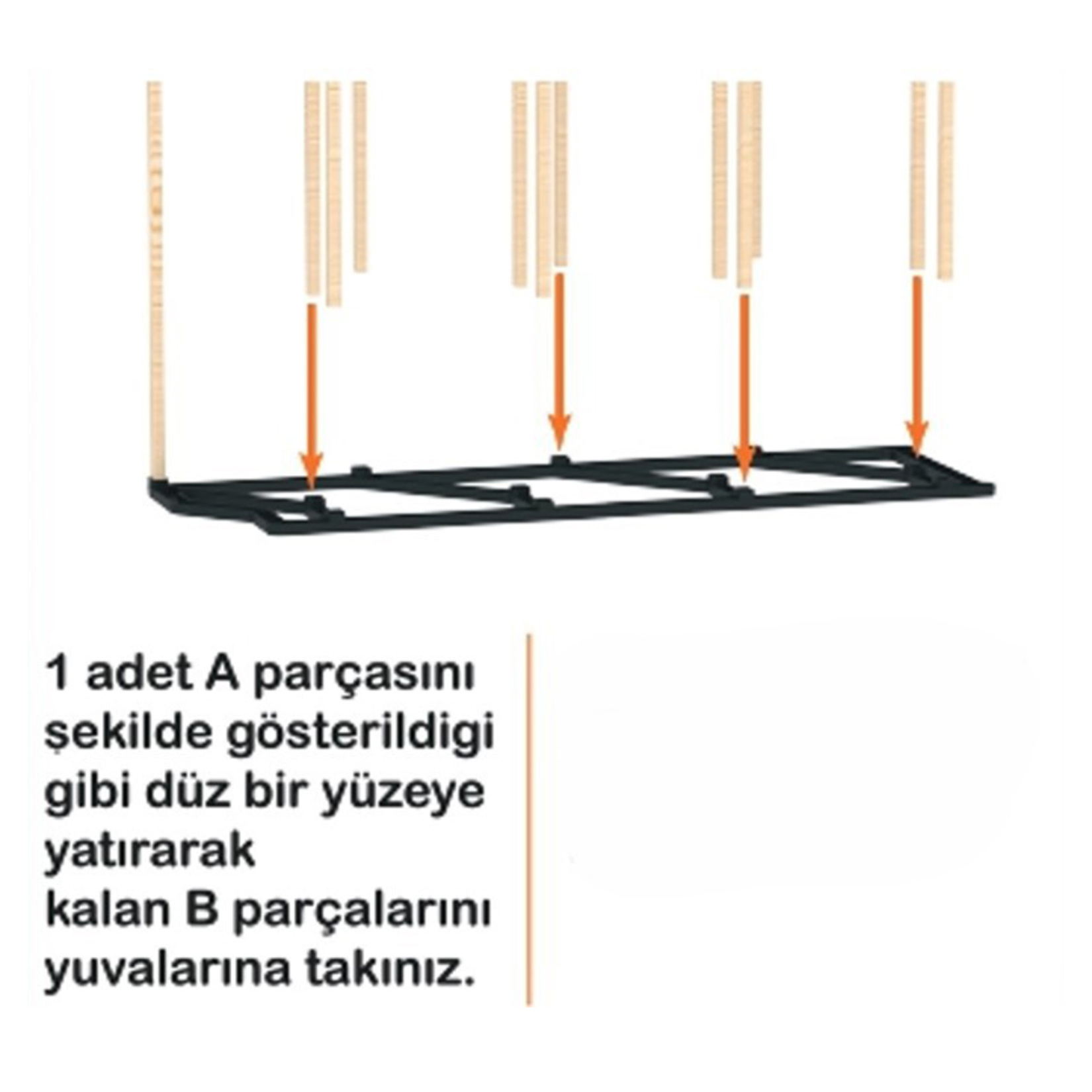 N-Wood Modüler Masif Ahşap Ayakkabılık NA-02 68 x 60 x 28 Cm - Görsel 3