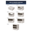 Bee Home 6 Katlı Portatif Ayakkabı Organizer - Görsel 4