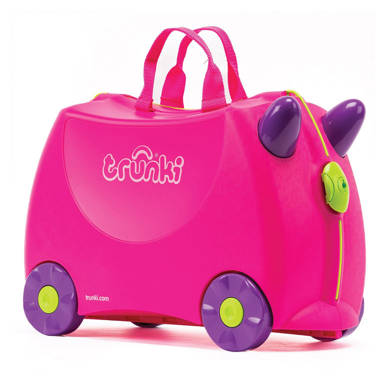 Trunki Binilebilen Çocuk Valiz Pembe Trixe - Görsel 1