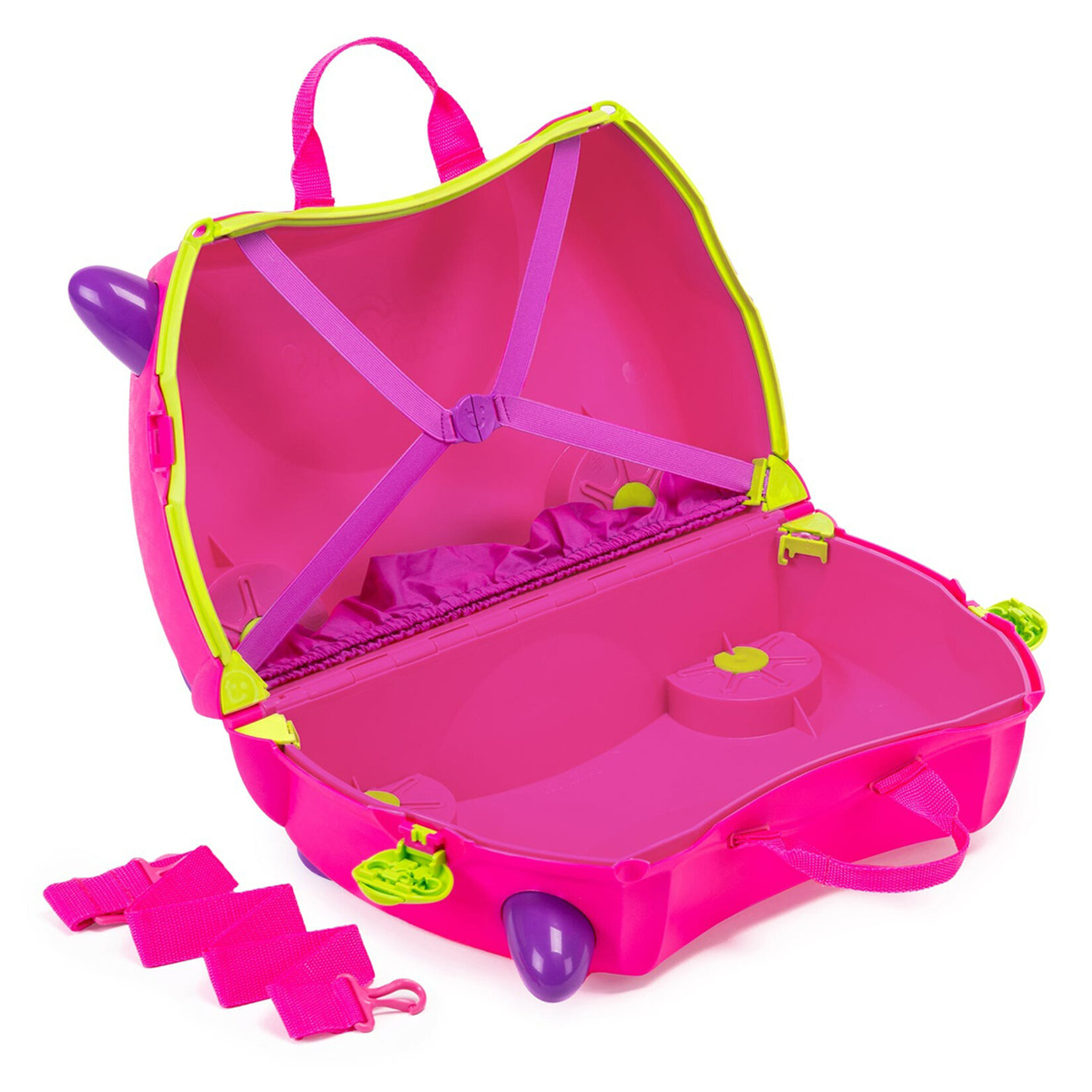 Trunki Binilebilen Çocuk Valiz Pembe Trixe - Görsel 2