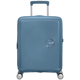 American Tourister Soundbax Valiz Kabin Boy Mavi