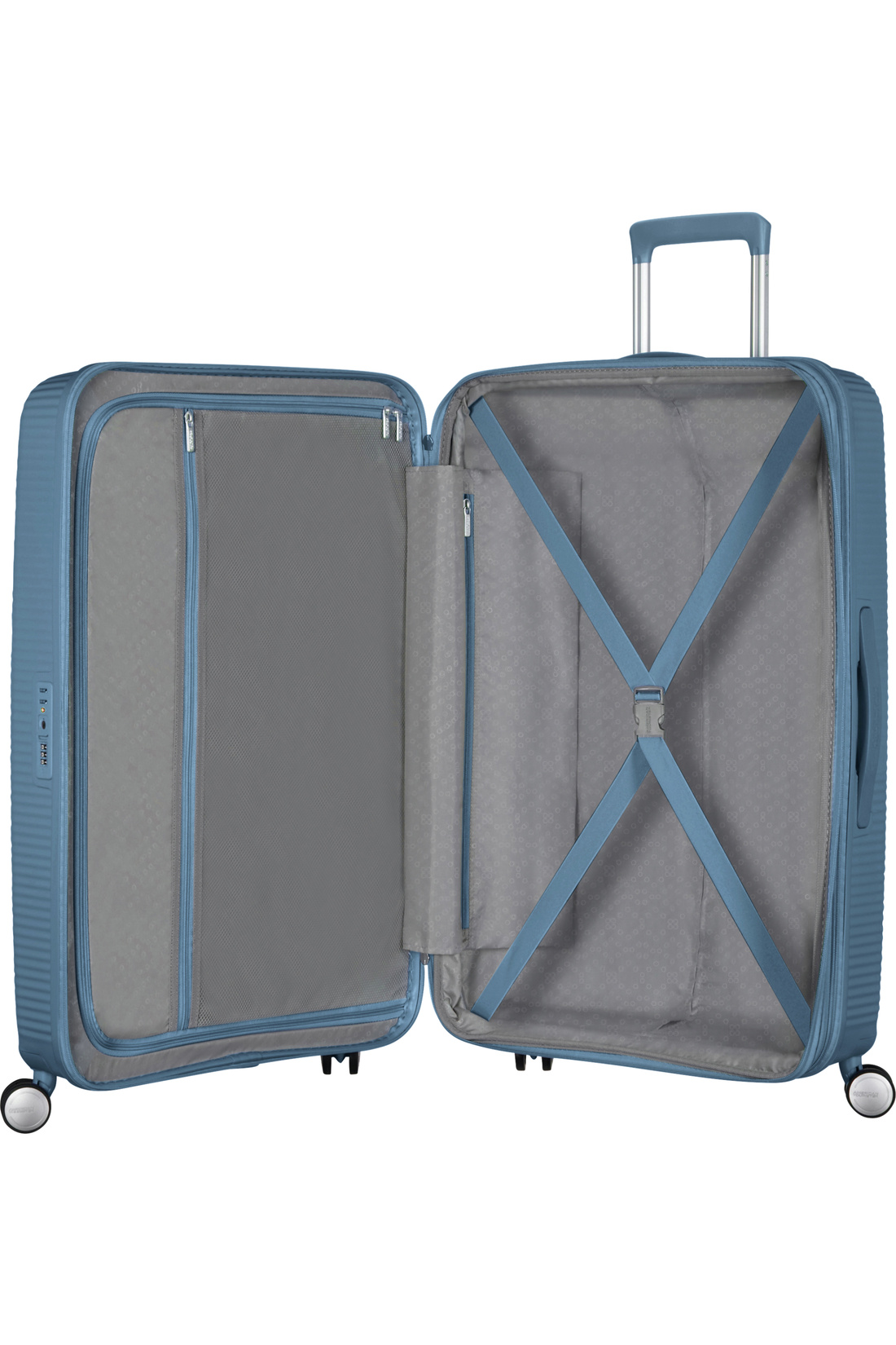 American Tourister Soundbax Valiz Büyük Boy Mavi - Görsel 2