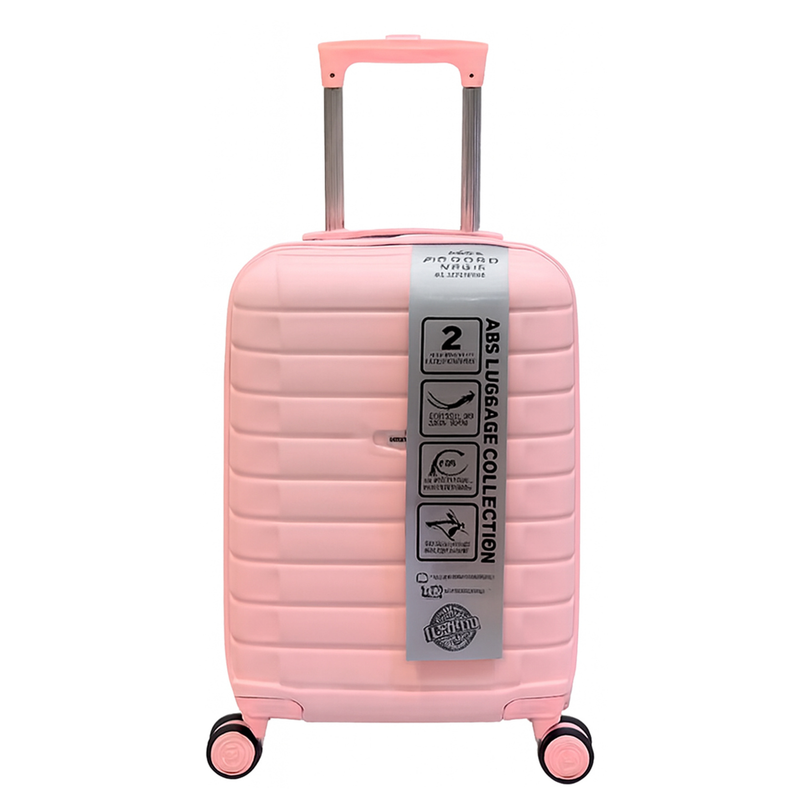 Accord ABS Orta Valiz Pembe - Görsel 1