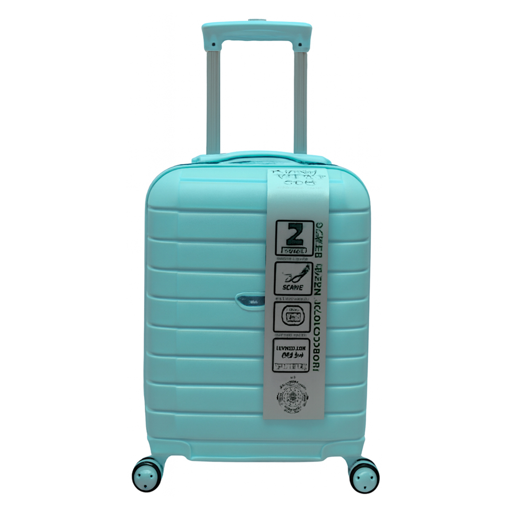 Accord ABS Orta Valiz Turkuaz - Görsel 1