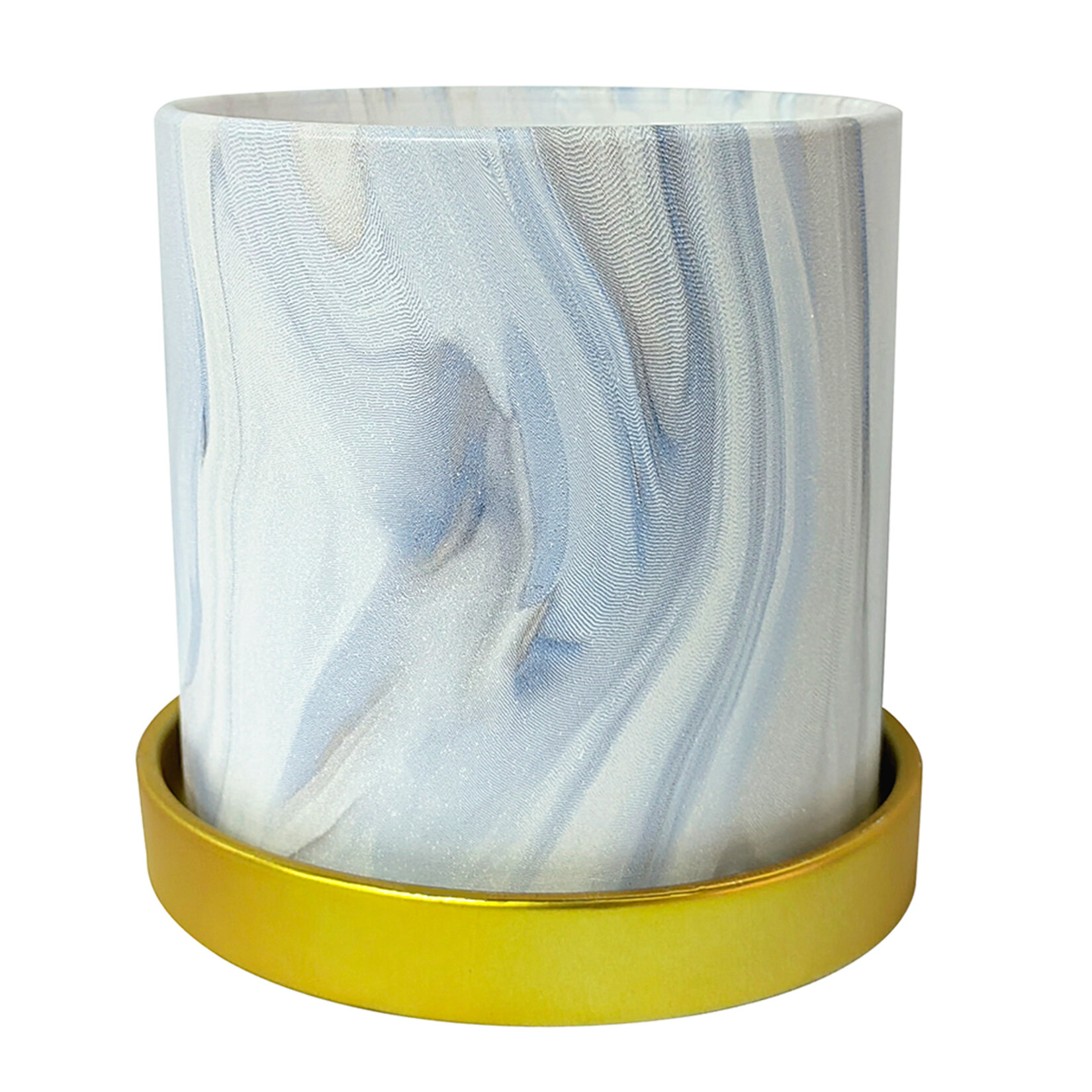 Gardenzone Desenli Seramik Saksı 11.2*11.2*11.2Cm - Görsel 2