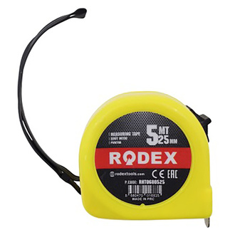 Rodex Şerit Metre 25 Mm x 5 M
