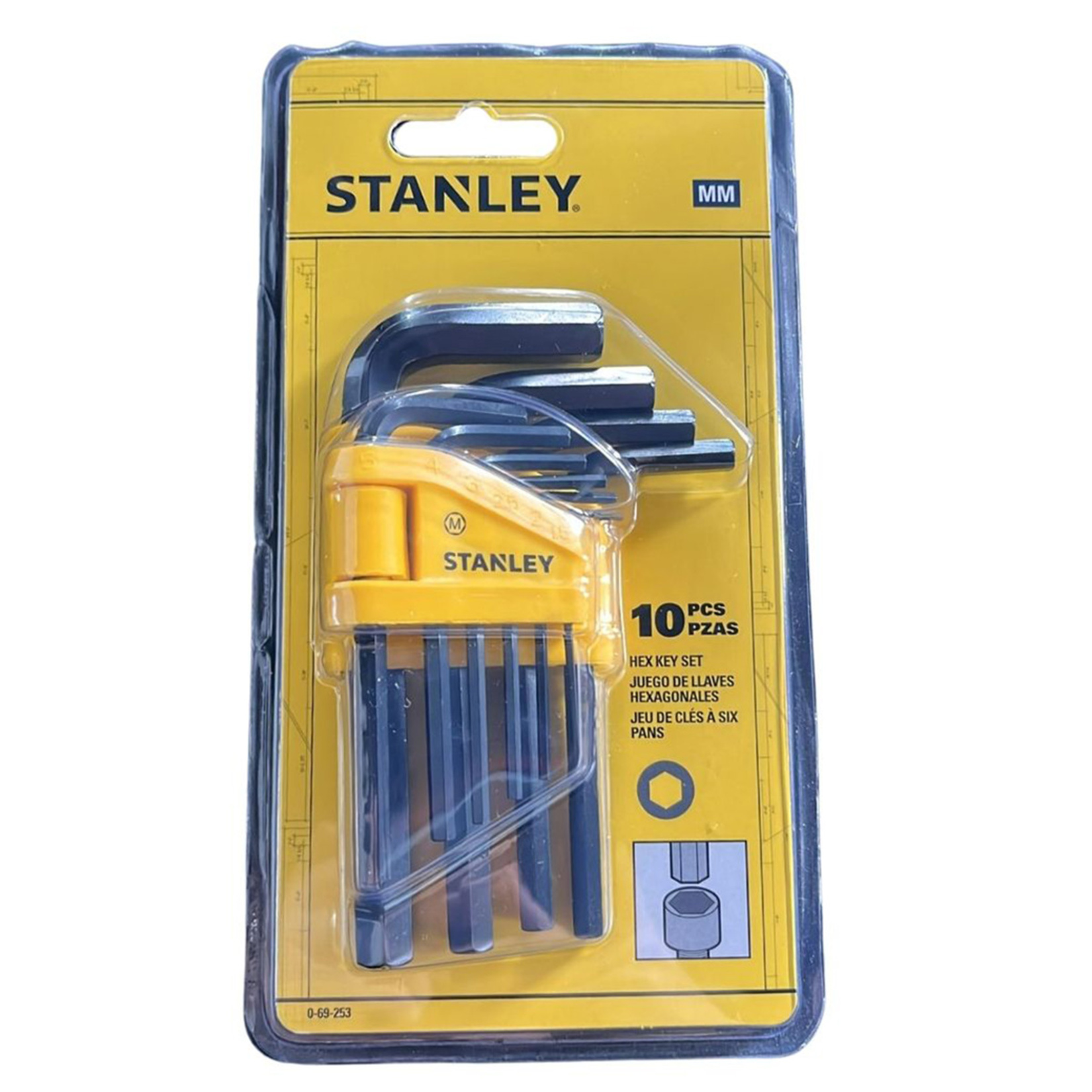Stanley ST069253 10 Parça Alyan Anahtar Takımı - Görsel 2