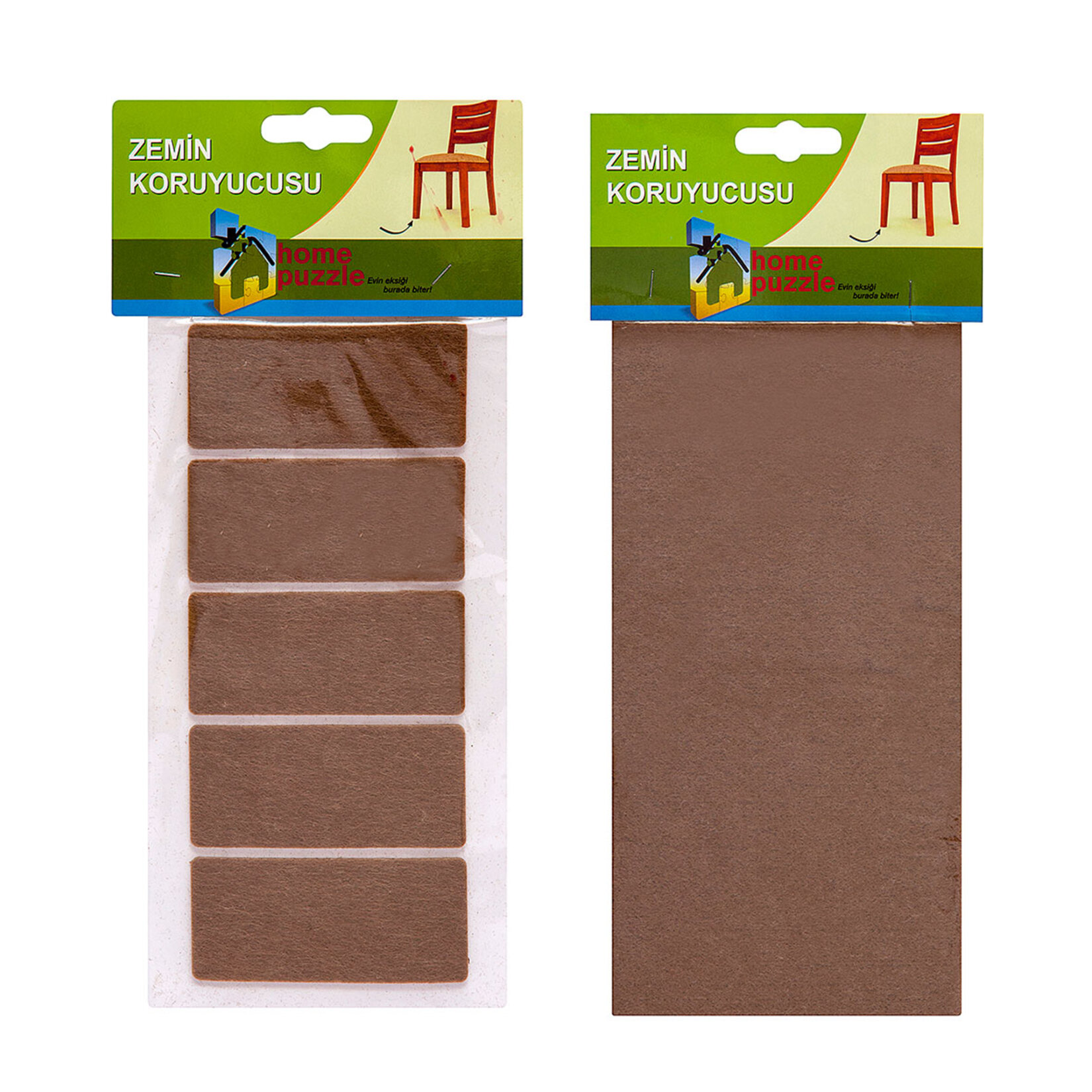 Home Puzzle Zemin Koruyucu Keçe Asorti