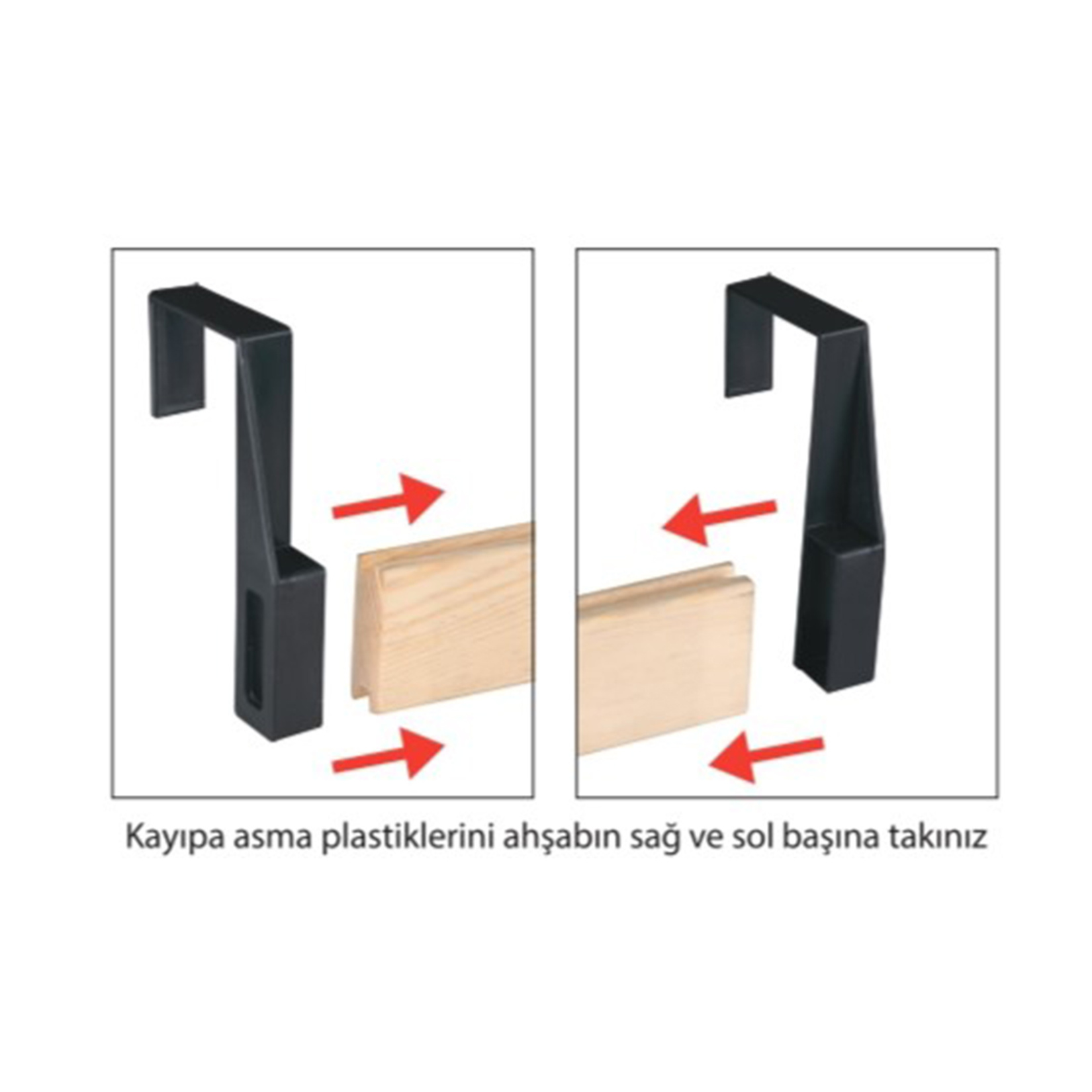 N-Wood Modüler Ahşap Kapı Askısı N-AS-01 - Görsel 3