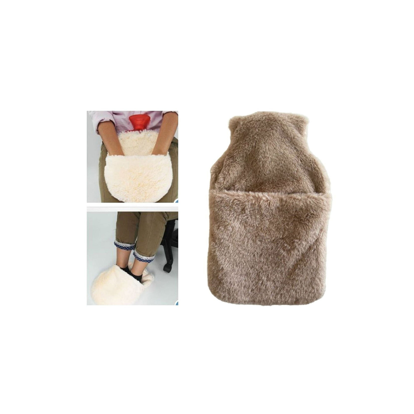 Sia El/Ayak Peluş Sıcak Su Torbası 1500 Ml - Görsel 5