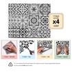 Stickez 3D Yapışkanlı Duvar Karosu Siyah 30.5x30.5 Cm - Görsel 2