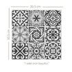 Stickez 3D Yapışkanlı Duvar Karosu Siyah 30.5x30.5 Cm - Görsel 5