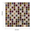 Stickez 3D Yapışkanlı Duvar Karosu Renkli 25.40x20 Cm - Görsel 5