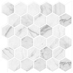 Stickez 3D Yapışkanlı Duvar Karosu Beyaz 30.5x30.5 Cm - Görsel 1