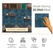 Stickez 3D Yapışkanlı Duvar Karosu Deniz Mavi 30.5x30.5 Cm - Görsel 4