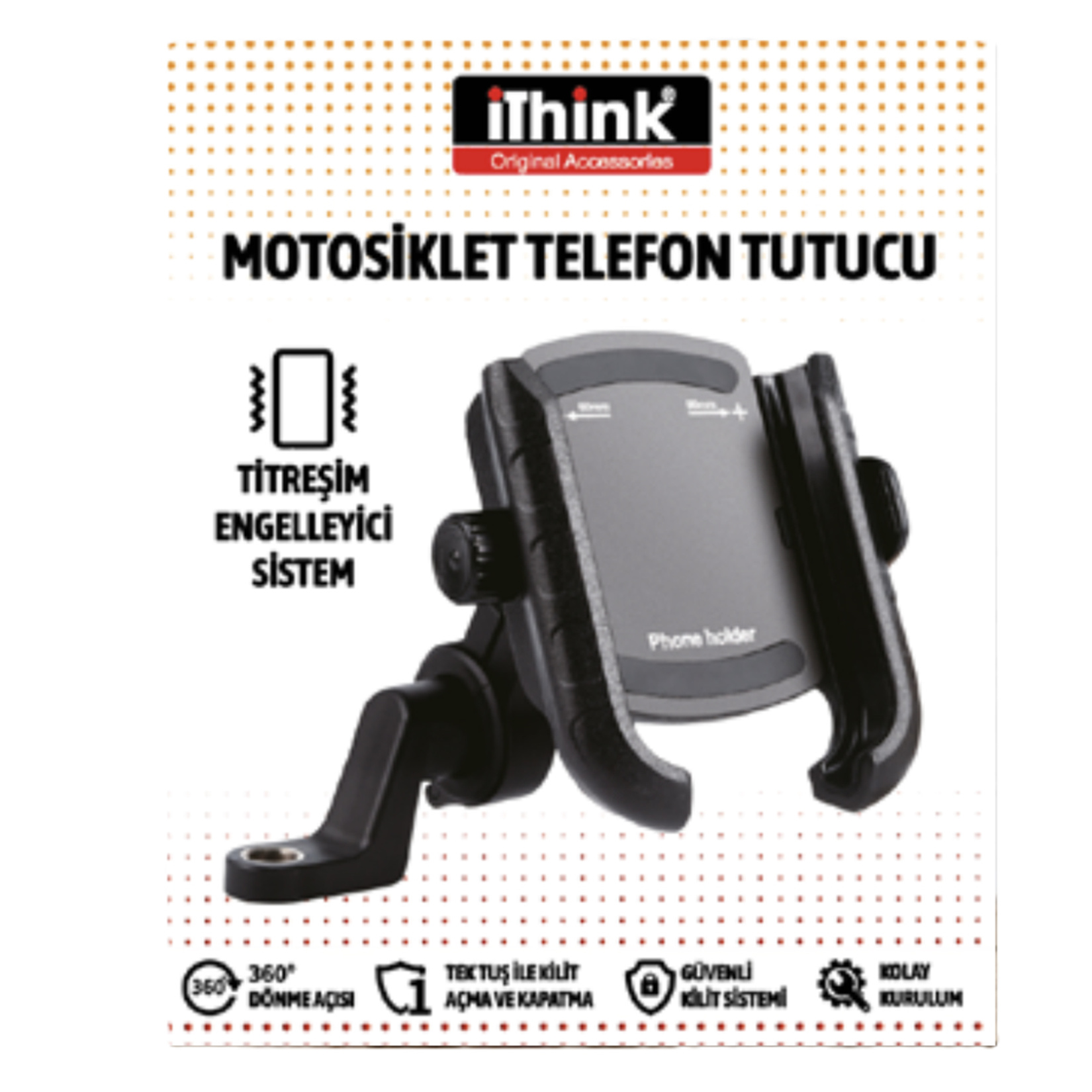 i'think Motosiklet Telefon Tutucu CH-110