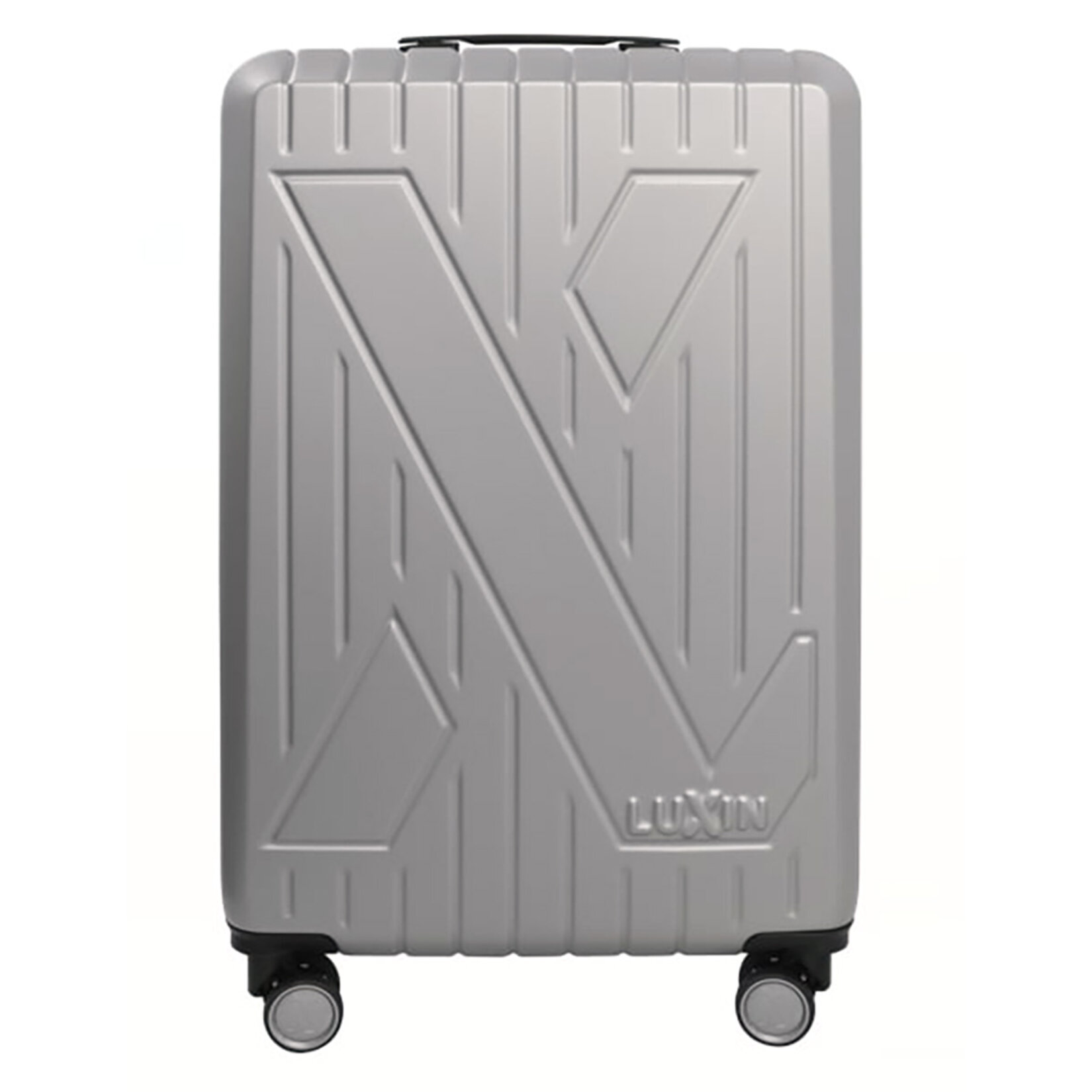 Luxin Cage Büyük Boy Abs Valiz Gümüş