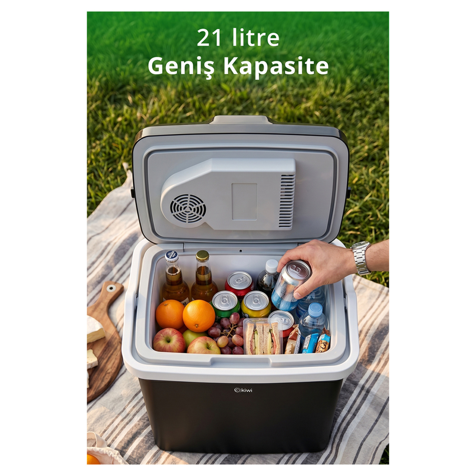 Kiwi KIM-4752 Oto Buzdolabı 21 L - Görsel 4