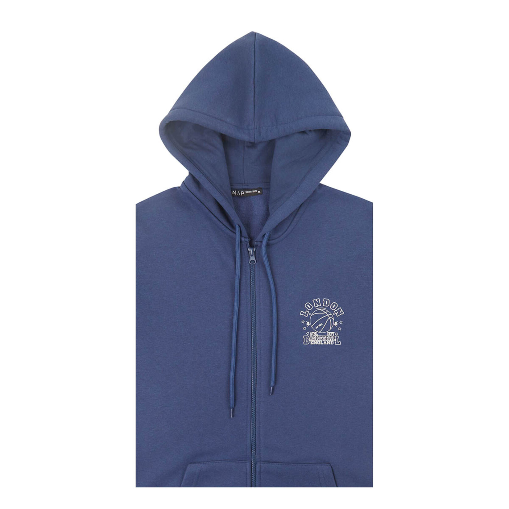 Nap Erkek Kanguru Cep Sweatshirt Gri Melanj M