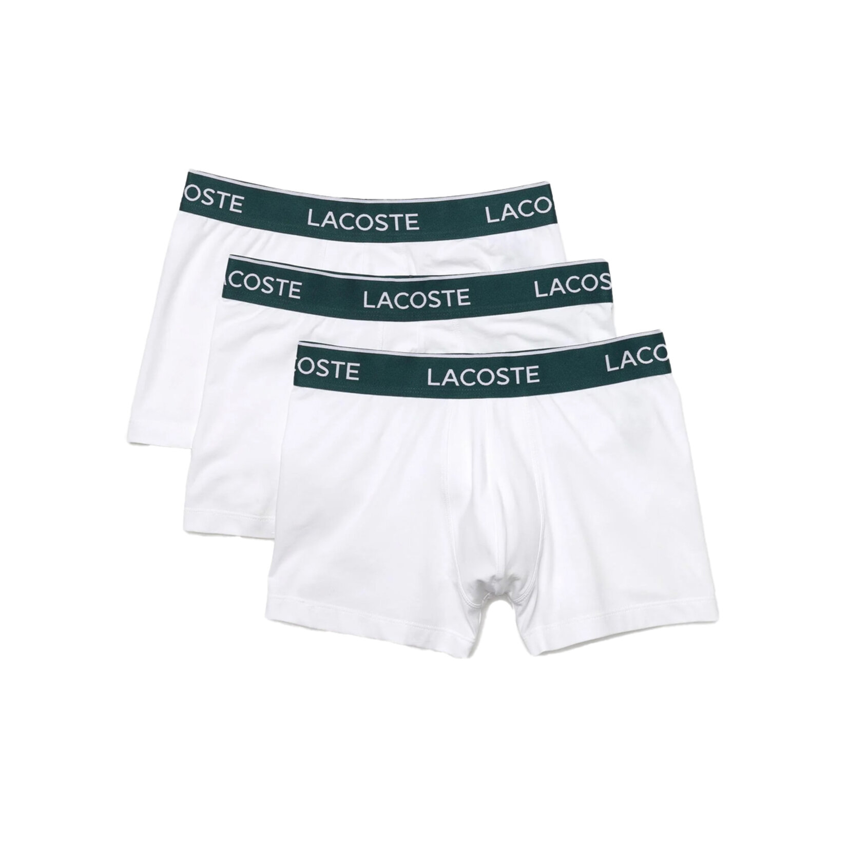 Lacoste Erkek 3'lü Boxer Beyaz M