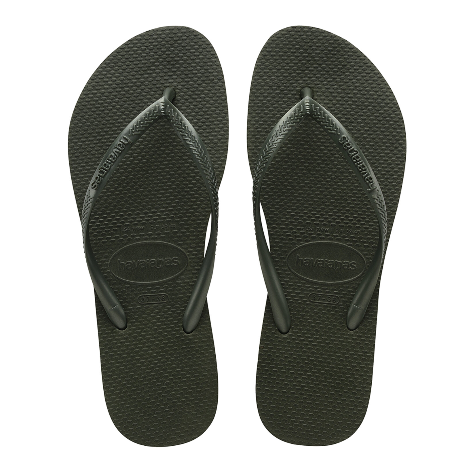 Havaianas Slim Green Olive 37/38 - Görsel 1