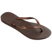 Havaianas Slim Dark Brown/Metal Acoused 39/40 - Görsel 1