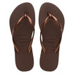 Havaianas Slim Dark Brown/Metal Acoused 39/40 - Görsel 3
