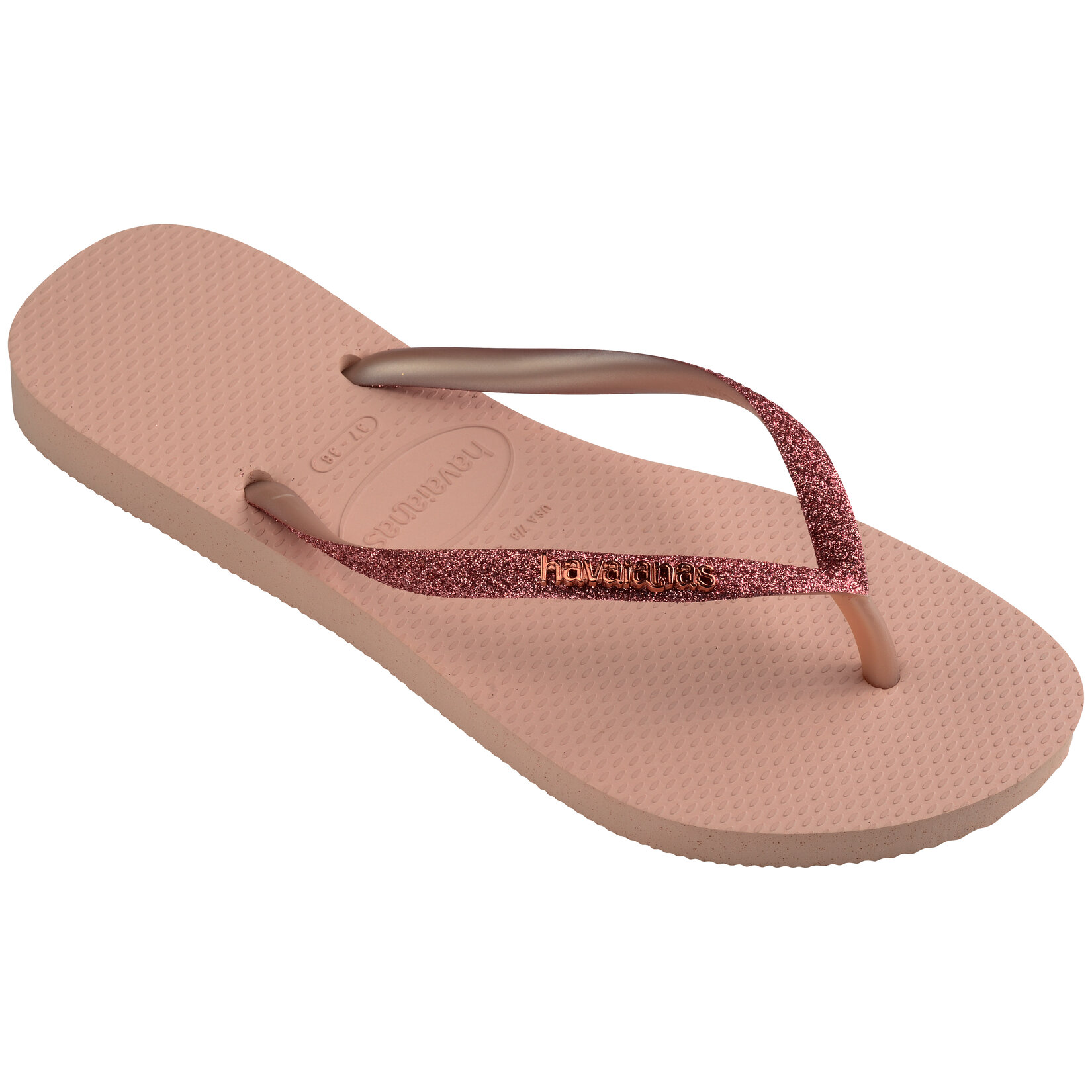 Havaianas Slim Glitter  Pink/Pink 39/40 - Görsel 2