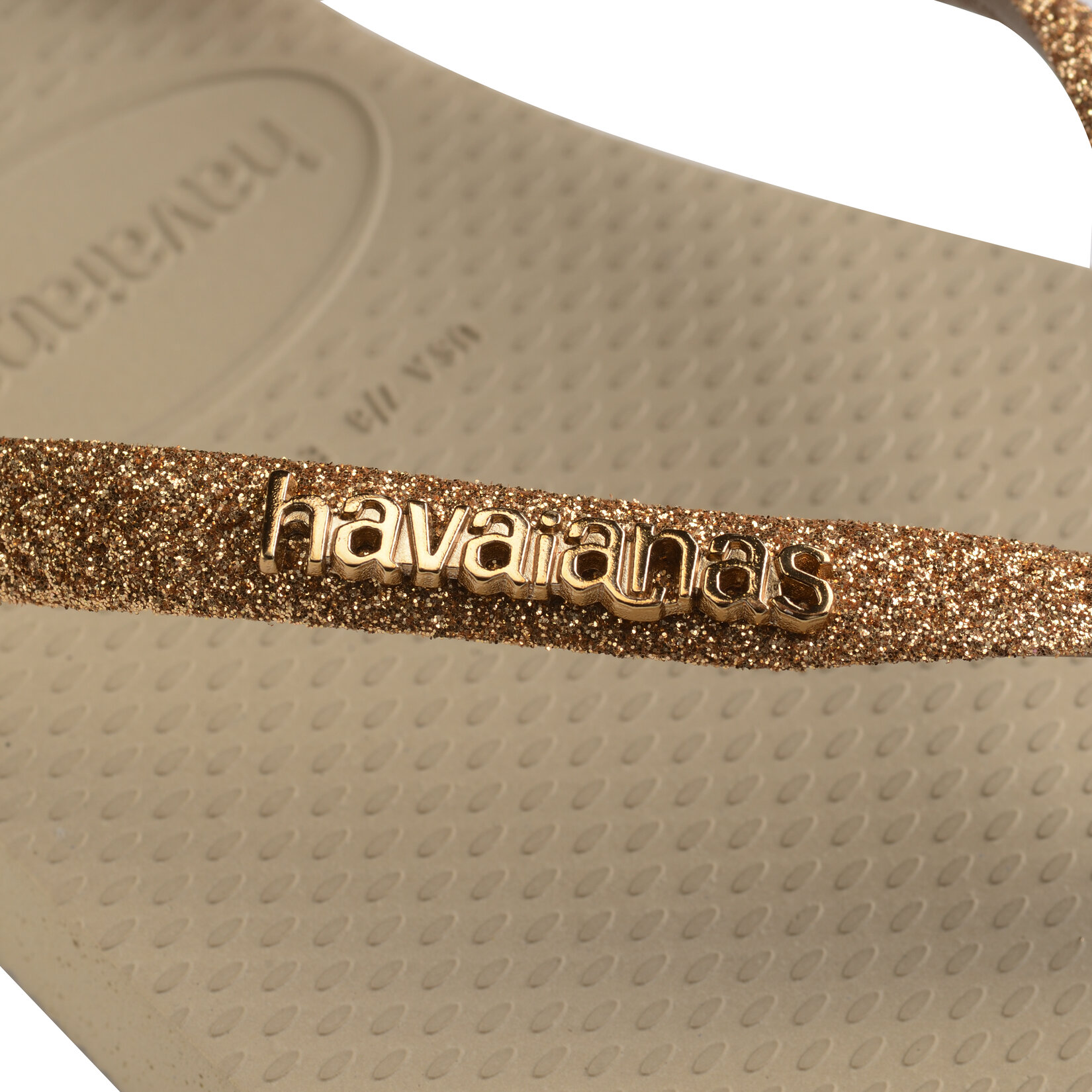 Havaianas Slim Glitter Sand/Gold.Lightmet.35/36 - Görsel 5