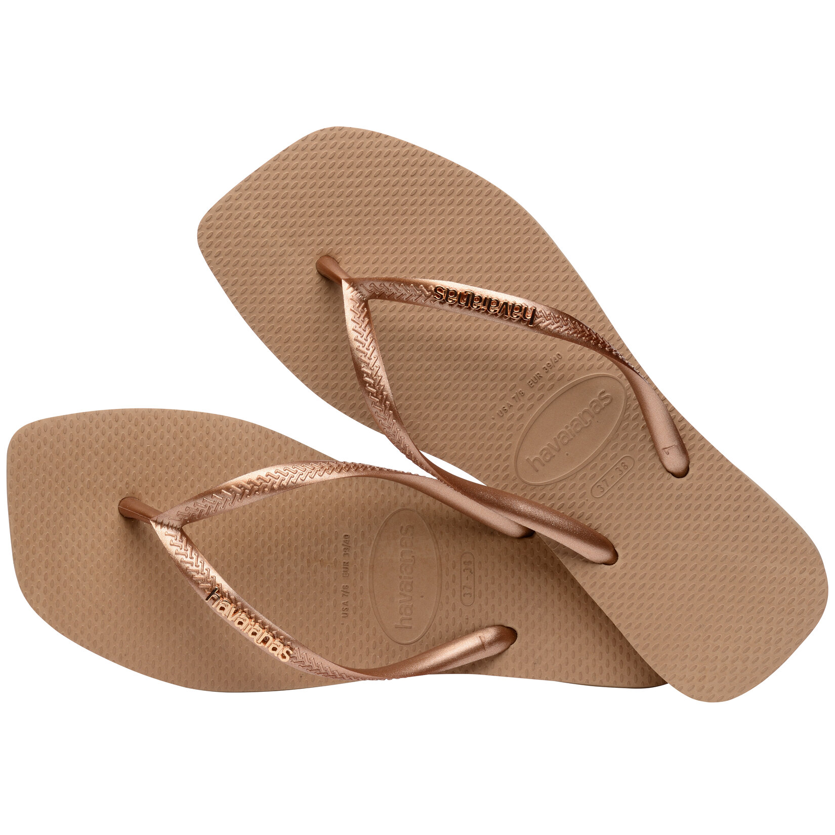 Havaianas Square Logo Metallic Rose Gold/rose 37/38 - Görsel 4