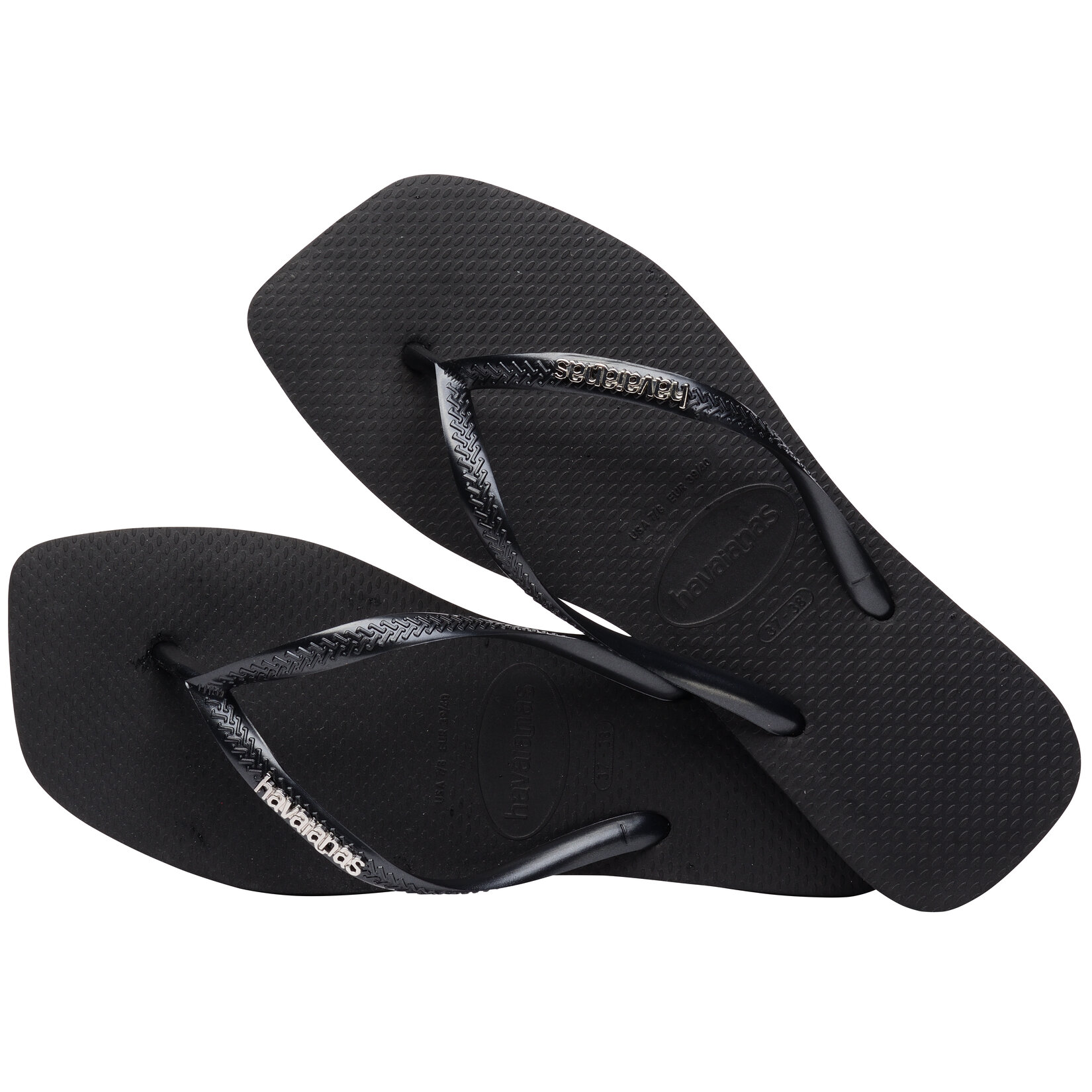 Havaianas Square Logo Metallic Black/Silver 41/42 - Görsel 3