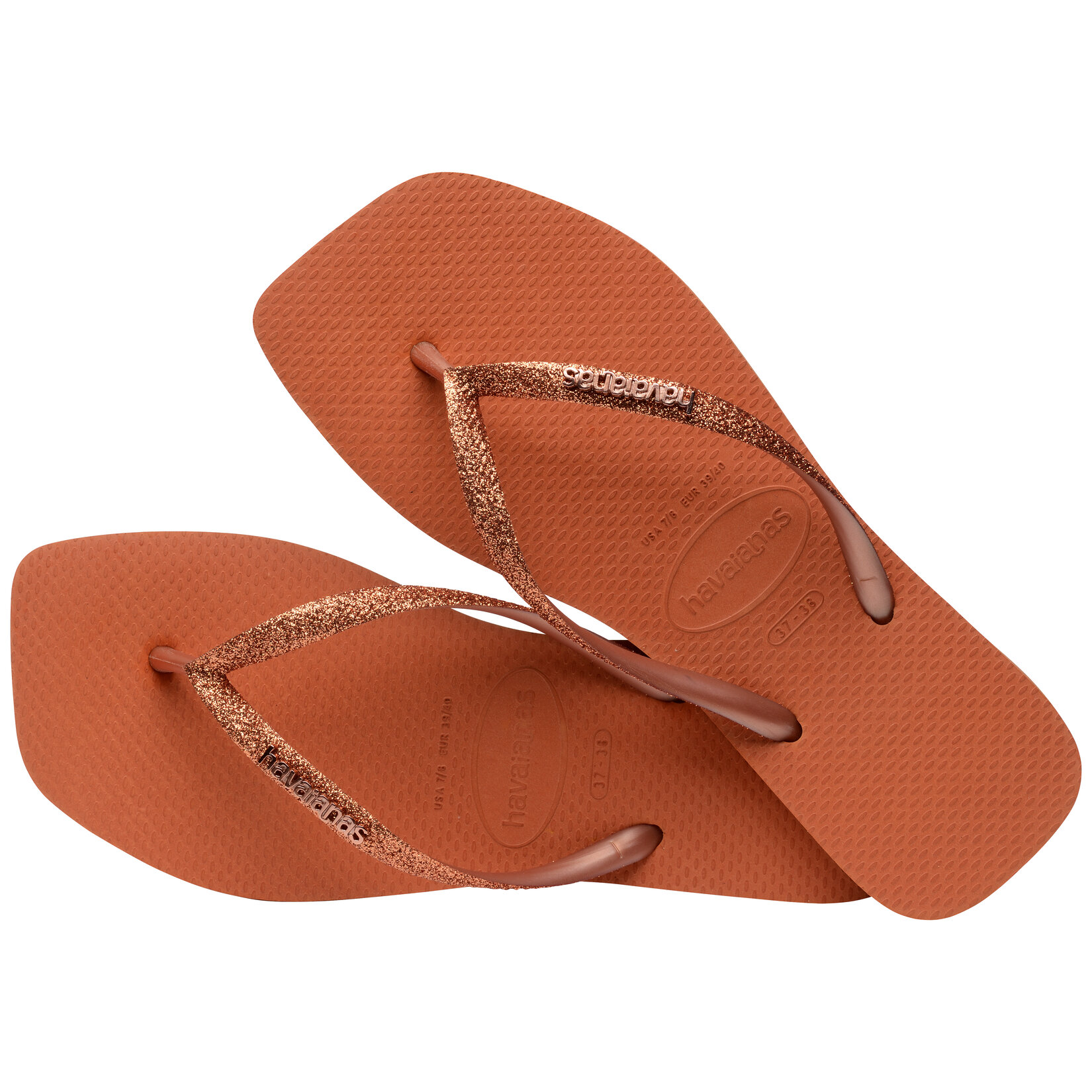 Havaianas Square Glitter Cerrado Orange 35/36 - Görsel 2
