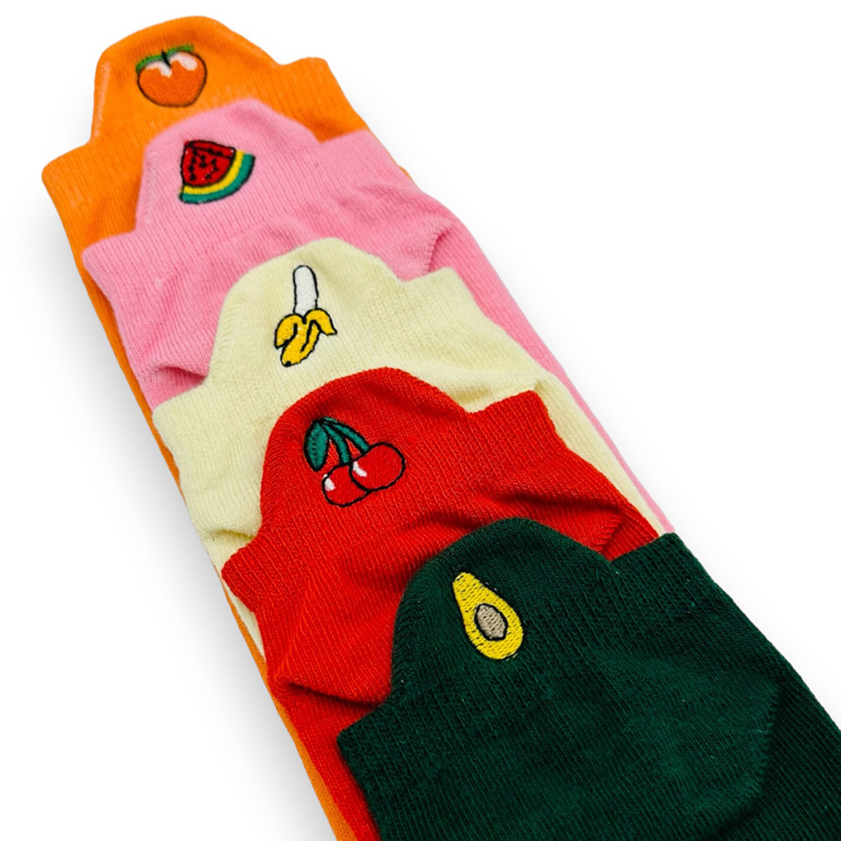 Carnaval Socks Meyve Nakışlı Patik Çorap 36-44 - Görsel 2