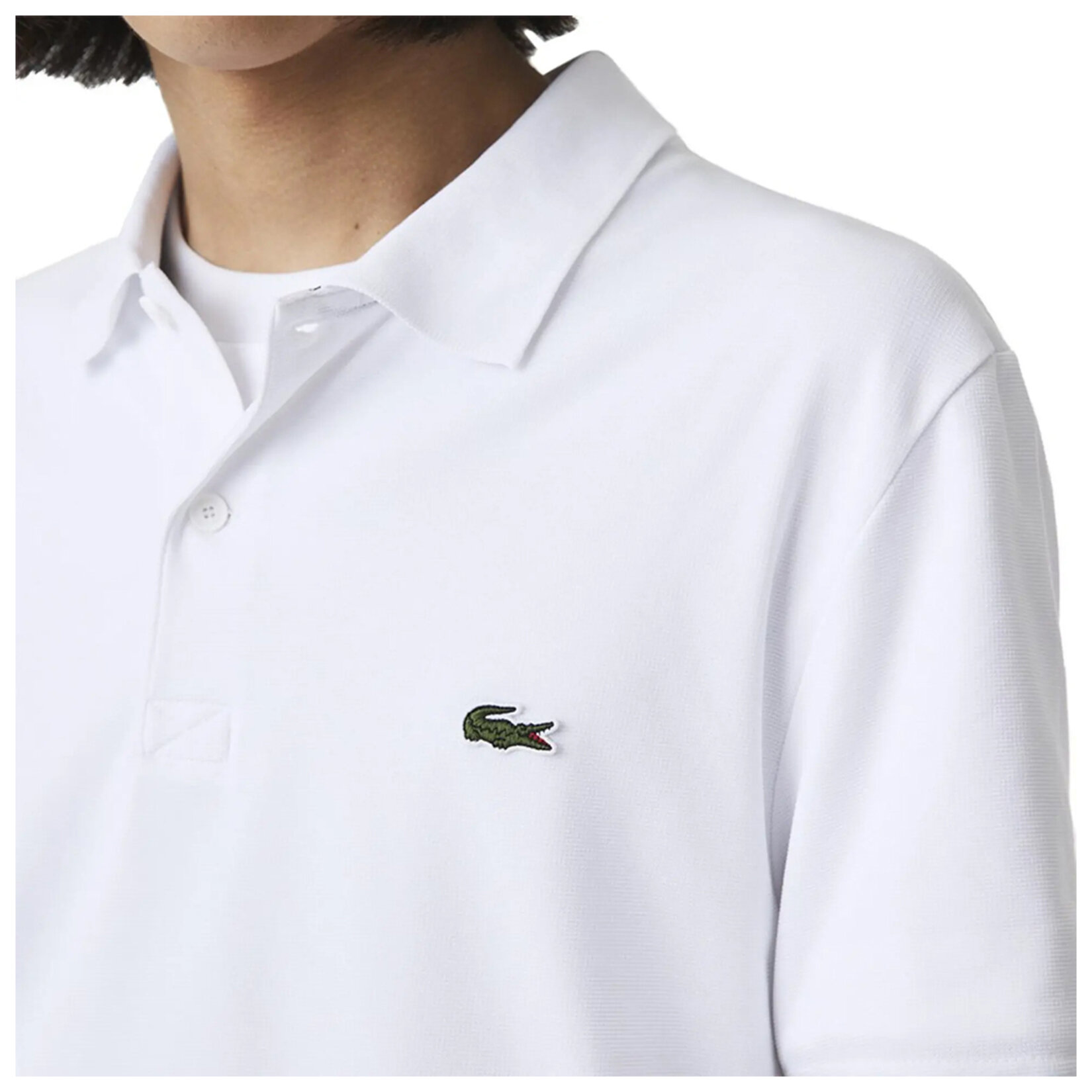 Lacoste Erkek Polo Yaka T-Shirt Beyaz L - Görsel 3