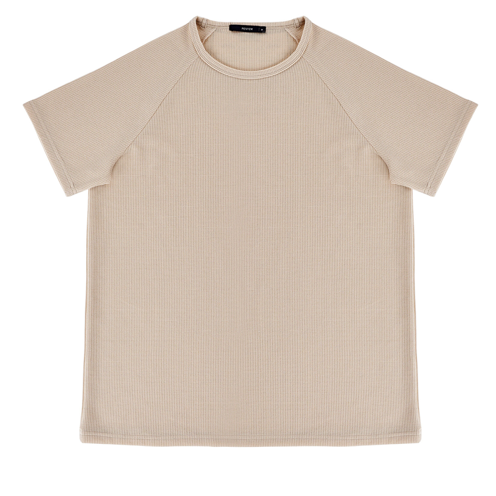 Penyem Erkek Waffle Tişört Ekru XL 