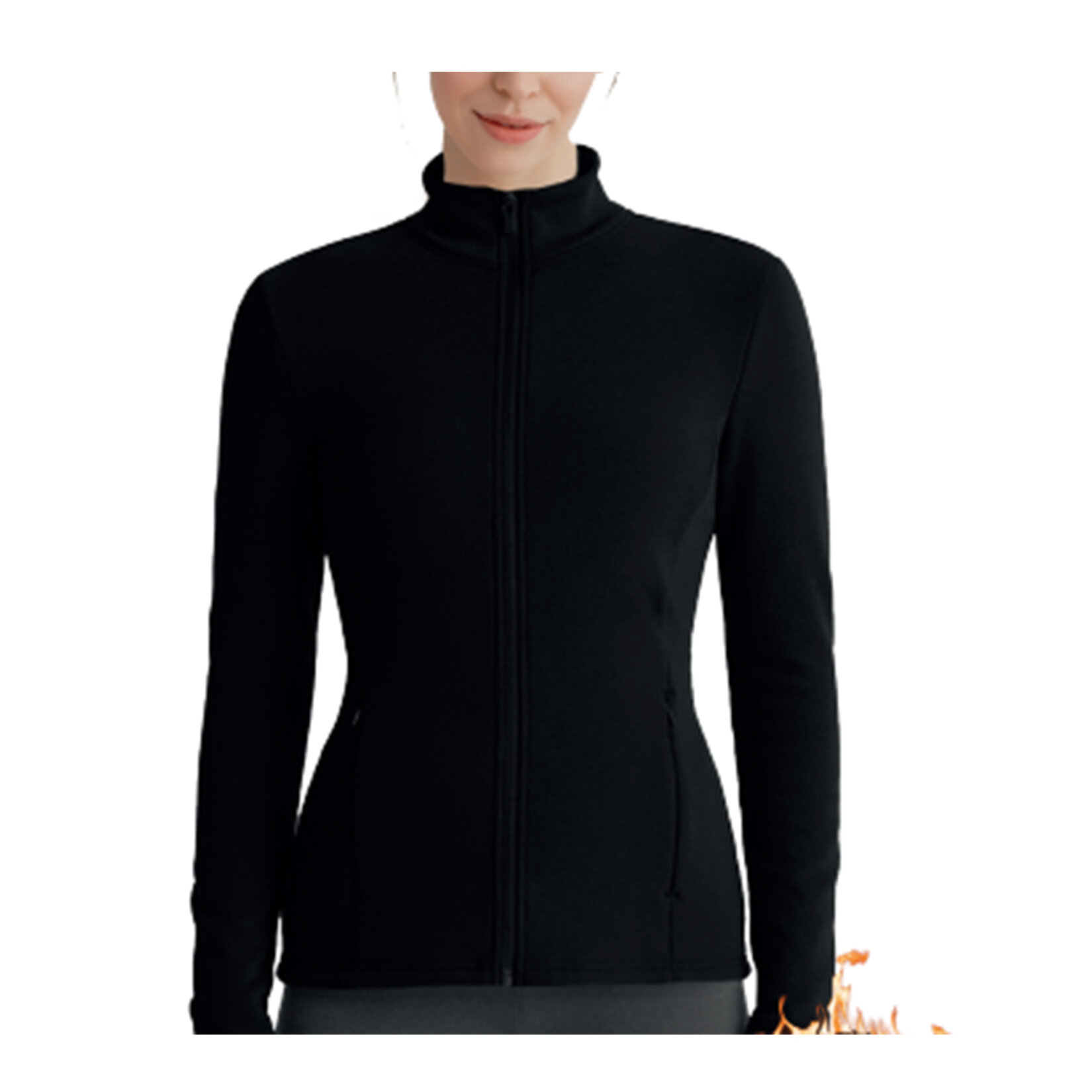 Nap Kadın Fermuarlı Termal Sweatshirt S/M - L/XL - Görsel 2