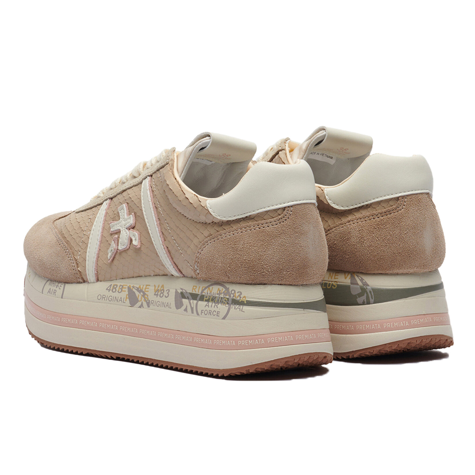 Premiata 7039 Beth Kadın Ayakkabı Bej 36 - Görsel 2