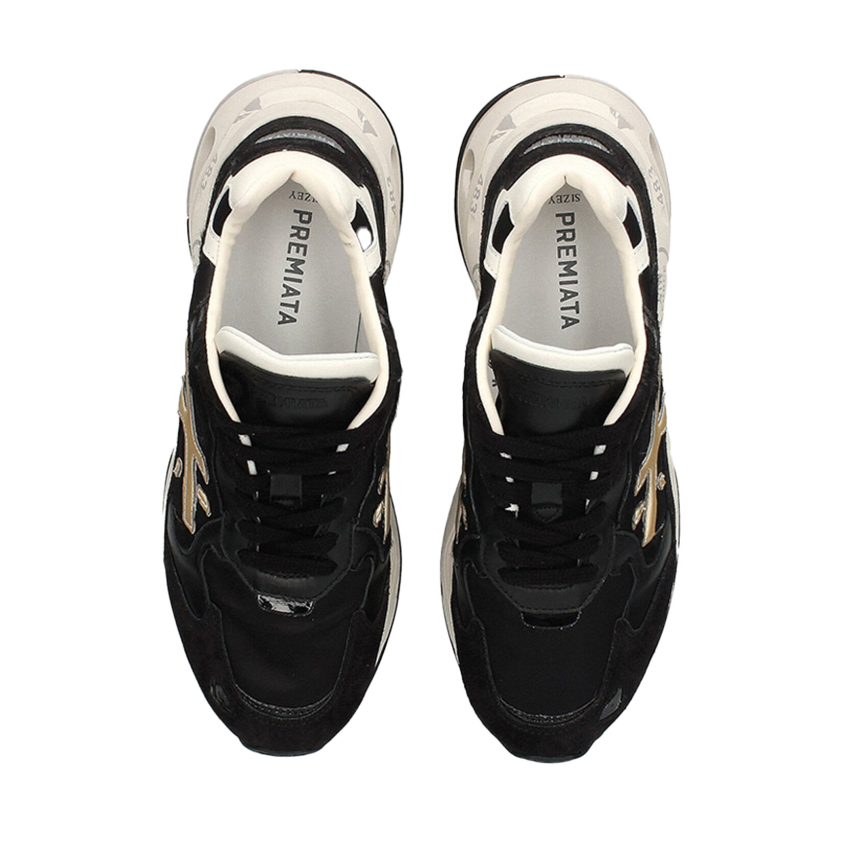 Premiata 372 Sharkyd Kadın Ayakkabı Siyah 37 - Görsel 2