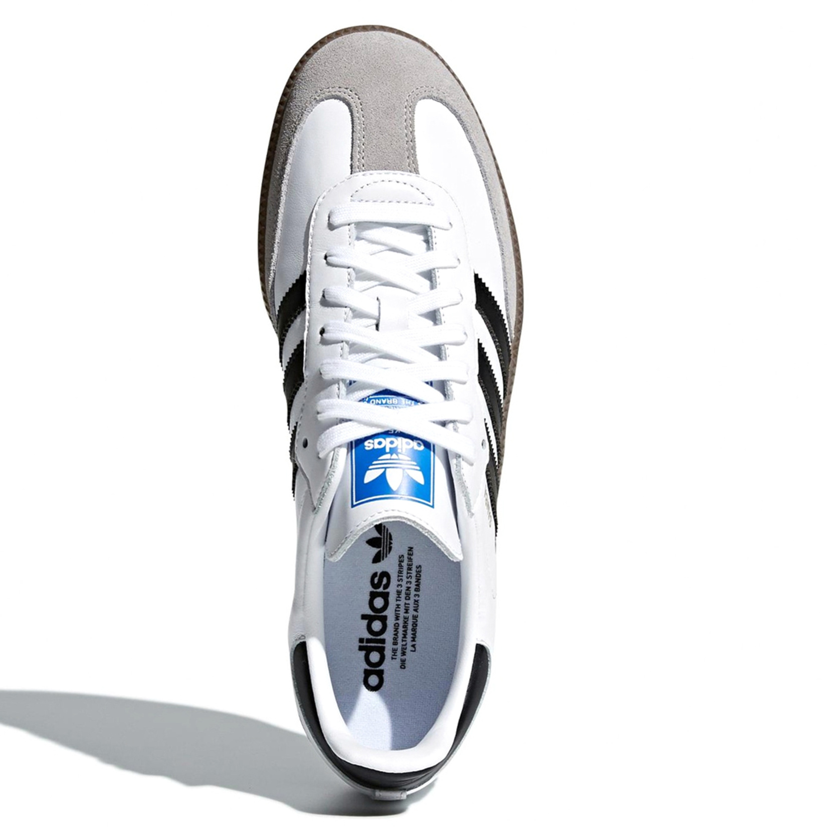 Adidas B75806 Samba OG Unisex Ayakkabı Beyaz 44 - Görsel 2