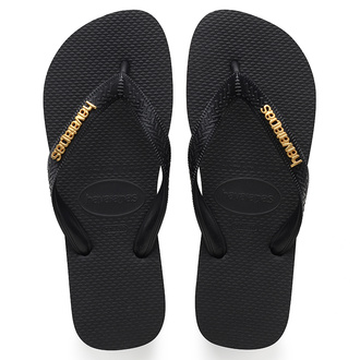 Havaianas Logo Metallic Black/Black 41-42
